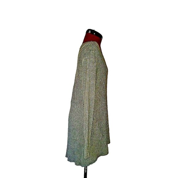 Style & Co Sweater Pullover Steel Gray Women Ribbed Scoop Neck Size XL - Picture 3 of 6